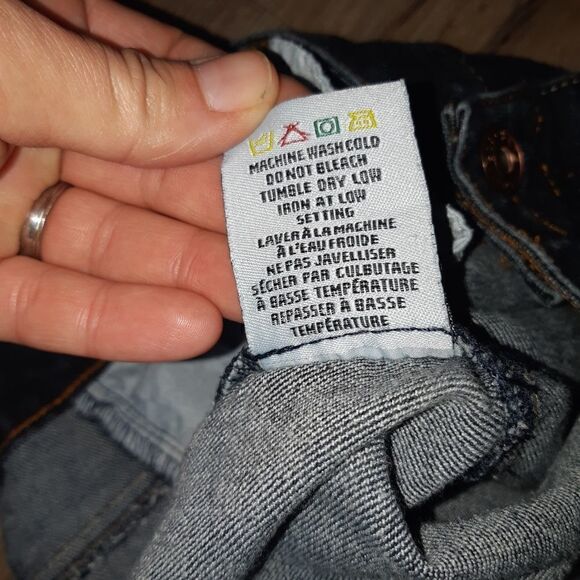 Women's Contrast Jean Denim Skirt Size 11 - Picture 3 of 7